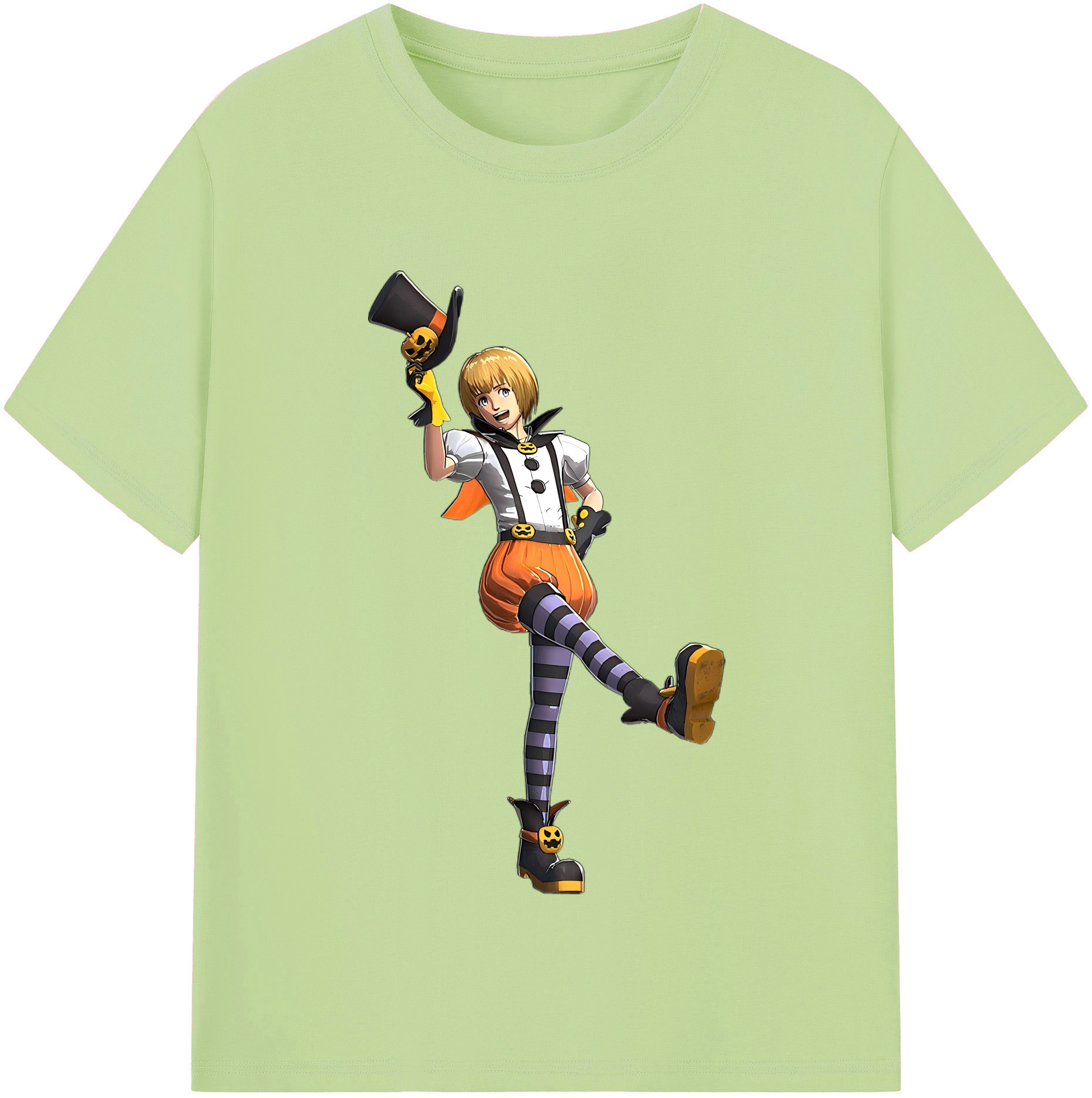 （画像用） 進撃の巨人 アルミン·アルレルト Attack on Titan Armin Arlert 綿100％半袖Tシャツ（フロントプリント）